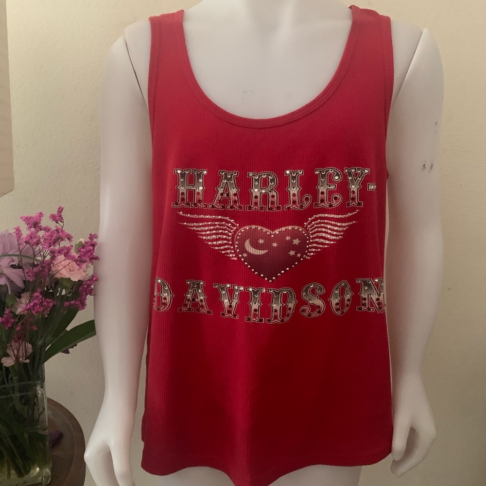 Harley Davidson tank top ❤️🤍